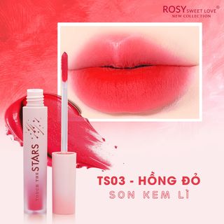 [COMBO QUÀ TẶNG 47] 1 SON KEM LÌ ROSY TOUCH THE STARS + 2 NƯỚC HOA SIMPLE 10ML - CHAVA