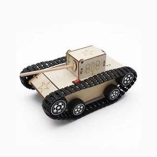 Đồ chơi lắp ghép thông minh bằng gỗ mô hình Xe tăng 3D DIY-186