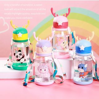 Bình Đựng Nước Sừng Hưu 600ml, Bình nước quà tặng giá sỉ hcm