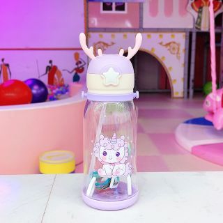Bình Đựng Nước Sừng Hưu 600ml, Bình nước quà tặng giá sỉ hcm