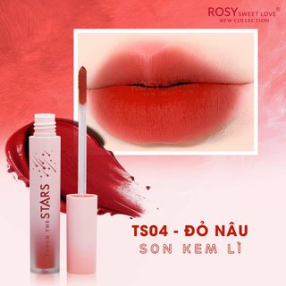 [COMBO QUÀ TẶNG 47] 1 SON KEM LÌ ROSY TOUCH THE STARS + 2 NƯỚC HOA SIMPLE 10ML - CHAVA