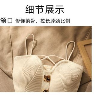 ÁO LEN CÚP NGỰC MẶC TRONG VEST CÚC VÀNG SANG TRỌNG FREESIZE DƯỚI 60KG WH448 - WINNIE HOUSE