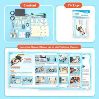 Đồ chơi lắp ghép thông minh bằng gỗ mô hình Xe đi theo dòng kẻ DIY-019