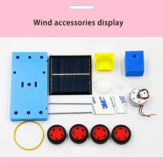 Đồ chơi lắp ghép thông minh ô tô solar DIY-208