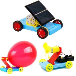 Đồ chơi lắp ghép thông minh ô tô solar DIY-208