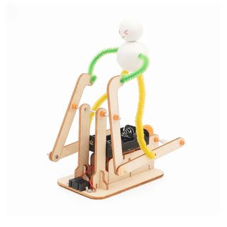 Đồ chơi lắp ghép thông minh bằng gỗ mô hình RoBot chạy DIY-055