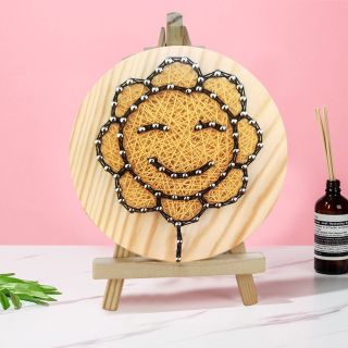 Tranh Gỗ Hoạ Tiết Quà Tặng Thủ Công Handmade, Tranh Hoạ Tiết Đinh Chỉ 3D Thủ Công Tỉ mỉ Độc Đáo, Sáng tạo 11cm ( phù hợp kinh doanh Caffe , Hội nghị ) Hàng, Giá Tận Xưởng