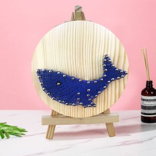 Tranh Gỗ Hoạ Tiết Quà Tặng Thủ Công Handmade, Tranh Hoạ Tiết Đinh Chỉ 3D Thủ Công Tỉ mỉ Độc Đáo, Sáng tạo 11cm ( phù hợp kinh doanh Caffe , Hội nghị ) Hàng, Giá Tận Xưởng