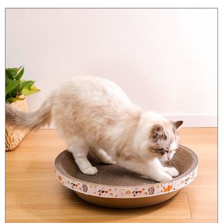 Ổ nằm kết hợp cào móng dành cho mèo dạng lõm, 3 size 30cm, 40cm và 45cm giá sỉ