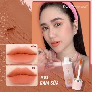 [COMBO QUÀ TẶNG 32] 1 SON KEM LÌ ROSY LUXURY + 1 NƯỚC HOA LUXURY 10ML - CHAVA