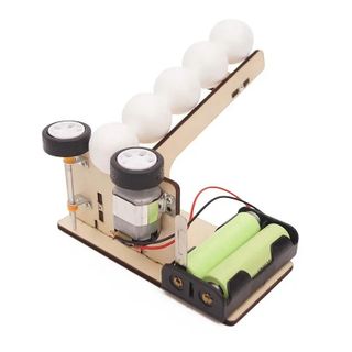 Đồ chơi lắp ghép thông minh bằng gỗ mô hình Máy bắn bóng DIY-074 giá sỉ