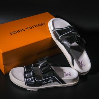 Dép sandal LV trainer mule cao cấp
