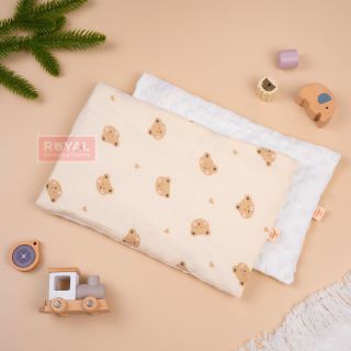 Gối mỏng lót đầu cho bé sơ sinh thiết kế 2 mặt - SuuHouse BaBy