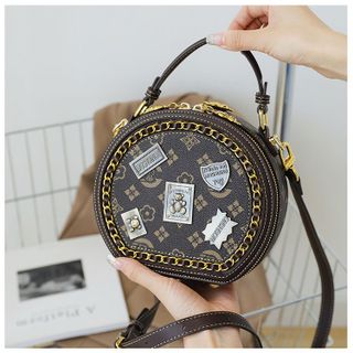 Beibao thương hiệu nhà máy túi nữ thiết kế theo phong cách retro túi xách họa tiết một vai túi đeo chéo dropshipping