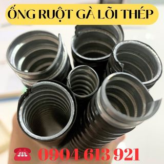 Ống ruột gà lõi thép bọc nhựa phi 16, phi 20, phi 25, phi 32, phi 40 Đà Nẵng, HCM, Hà Nội