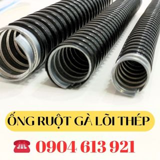 Ống ruột gà lõi thép bọc nhựa phi 16, phi 20, phi 25, phi 32, phi 40 Đà Nẵng, HCM, Hà Nội