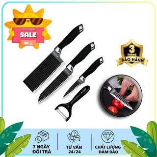 Bộ Dao 6 Món Hình Sọc Gợn Sóng Cao Cấp