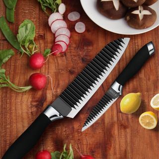 Bộ Dao 6 Món Hình Sọc Gợn Sóng Cao Cấp
