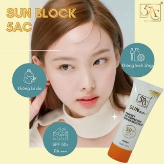 Kem chống nắng cho da mặt nâng tone lâu trôi 5AC 60ml chính hãng