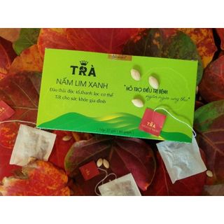 Trà Thải Độc { FREE SHIP } Trà Hỗ Trợ Gout Nấm Lim Xanh - Vua Nấm Lim Xanh