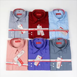 ÁO SƠ MI HỘP MÀU XỊN - Lấy sỉ quần áo nam