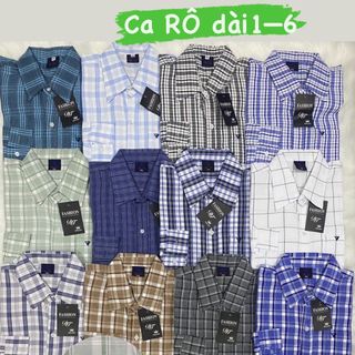 ÁO SƠ MI CARO TRUNG NIÊN TAY DÀI -Lấy sỉ quần áo nam