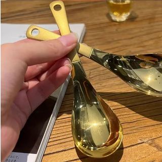 SET 10 THÌA MUỖNG INOX 304 MẠ VÀNG BẠC