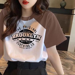 Áo thun nữ phối tay freesize nhiều màu thun cotton phong cách thời trang-Thu