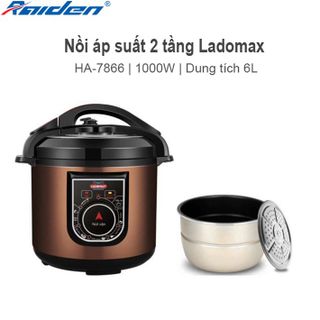 Nồi áp suất 6L nắp liền Ladomax Ha-7866