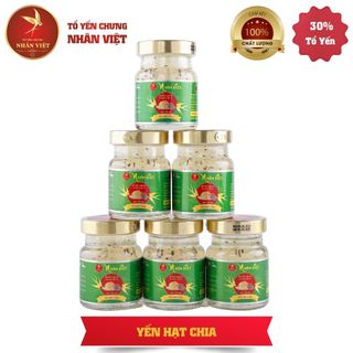 Yến Sào Chưng Hạt Chia Nhân Việt 30% Yến Nguyên Chất