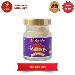 Yến Sào Chưng Hạt Sen Nhân Việt 30% Yến
