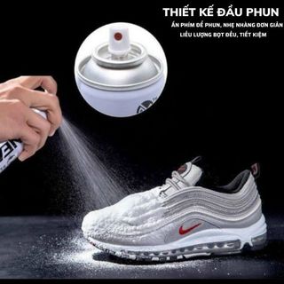 Chai Vệ Sinh Giày, Bình Xịt Tạo Bọt Tuyết Sneaker Làm Sạch Và Tẩy Trắng Giày Dép