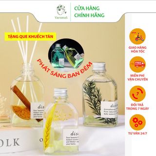 Tinh Dầu Thơm Phòng VaromaS Lọ Khuếch Tán Phát Sáng Ban Đêm Decor Phòng KT09 100ml giá sỉ