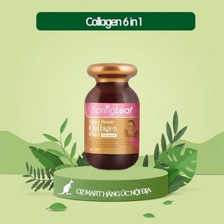 Viên uống Collagen 6 in 1 Spring Leaf Inner Beauty của Úc