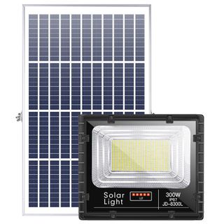 ĐÈN PHA NĂNG LƯỢNG MẶT TRỜI 300W SOLAR IP66 HIỂN THỊ PIN