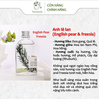 Tinh Dầu Thơm Phòng VaromaS Lọ Khuếch Tán Phát Sáng Ban Đêm Decor Phòng KT09 100ml