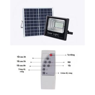 ĐÈN PHA NĂNG LƯỢNG MẶT TRỜI 300W SOLAR IP66 HIỂN THỊ PIN