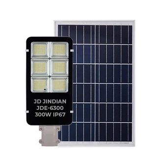 Đèn Đường Bàn Chải Năng Lượng Mặt Trời Jindian JDE-6300 300W