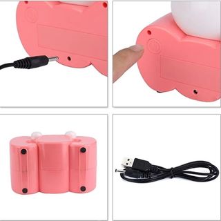 Đèn học để band cute tích điện cắm usb có đèn ngủ