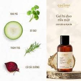 [CHÍNH HÃNG COCOON VIỆT NAM] Gel Rửa Mặt Bí Đao 140ML