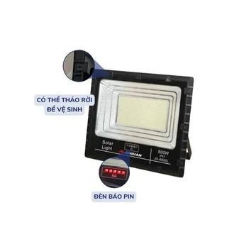 Đèn Pha Năng Lượng Mặt Trời Jindian JD-8500L 500W – Tấm Pin Mono