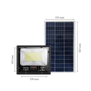 Đèn Pha Năng Lượng Mặt Trời Jindian JD-8500L 500W – Tấm Pin Mono