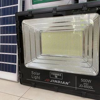 Đèn Pha Năng Lượng Mặt Trời Jindian JD-8500L 500W – Tấm Pin Mono