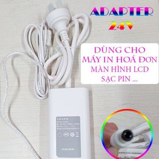 NGUỒN ADAPTER 24V-2.5A JACK 2.5MM ĐA NĂNG CHO MÁY IN HOÁ ĐƠN. LCD ... giá sỉ