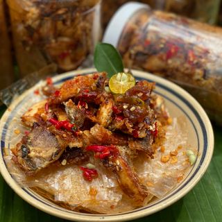 BÁNH TRÁNG CÁ ĐUỐI XÉ MẮM ME FULL TOPPING NGON TUYỆT - WINNIE HOUSE