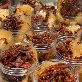 BÁNH TRÁNG CÁ ĐUỐI XÉ MẮM ME FULL TOPPING NGON TUYỆT - WINNIE HOUSE