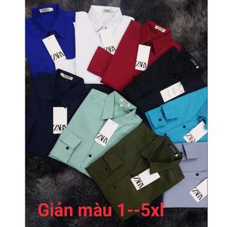 ÁO SƠ MI MÀU DÃN 55 - Lấy sỉ quần áo nam