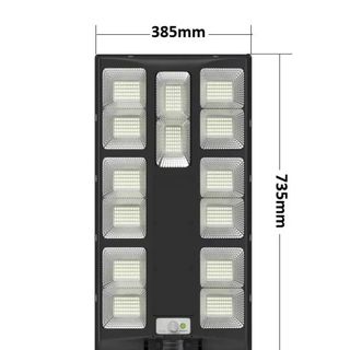 Đèn Đường Liền Thể Năng Lượng Mặt Trời 1000W Jindian JD-7140