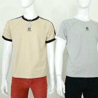 ÁO THUN TRÒN COTTON 4C VIỀN - Lấy sỉ quần áo nam