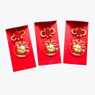 Bao lì Xì Mèo Thần Tài Cá Chép
